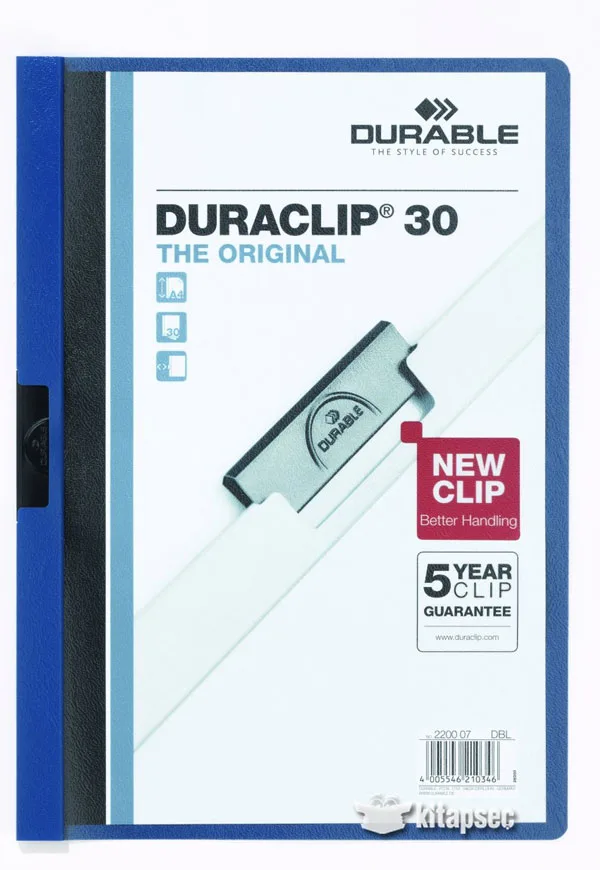 Durable A4 Sıkıştırmalı Dosya 30sf Lacivert 220007-dbl