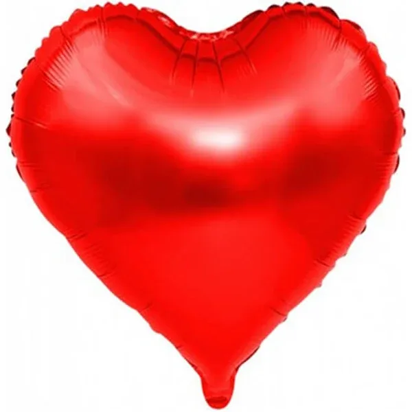 Nedi 18" (45 Cm ) Folyo Balon Kalp Kırmızı