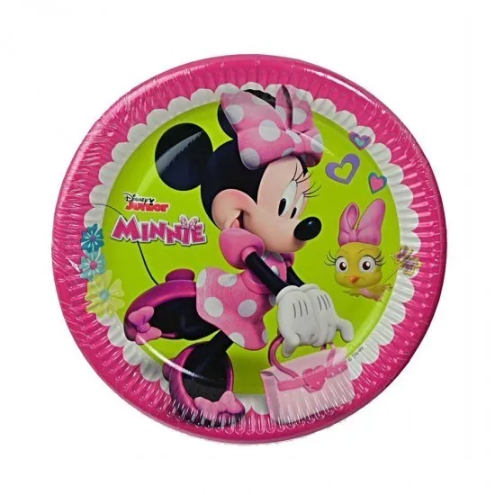 Nedi 23 Cm Karton Tabak Lisanslı 8 Li Minnie Happy Helpers 87860