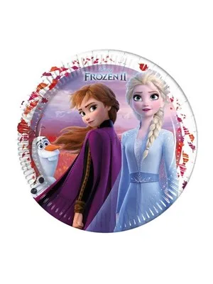 Nedi 23 Cm Karton Tabak Lisanslı 8 Li Frozen 2 91125