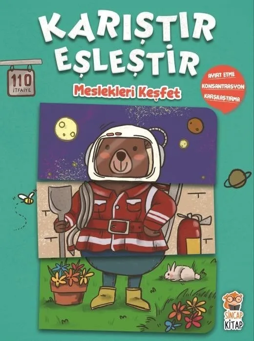 Karıştır Eşleştir Meslekleri Keşfet - Sincap Kitap Yayınları