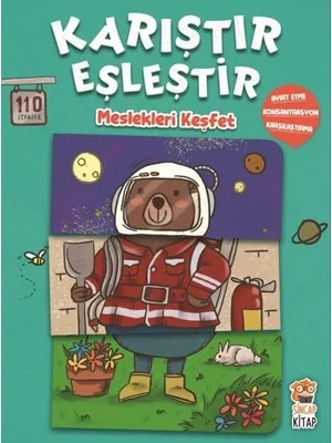 Karıştır Eşleştir Meslekleri Keşfet - Sincap Kitap Yayınları