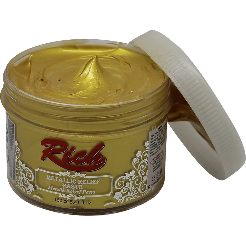 Rich 150 Cc Rölyef Pasta Metalik Altın 1501275