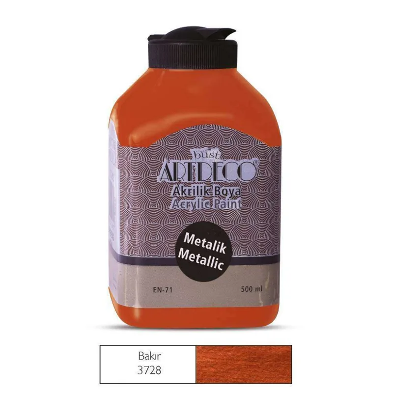 Artdeco 500 Ml Akrilik Boya Bakır 71l-3728