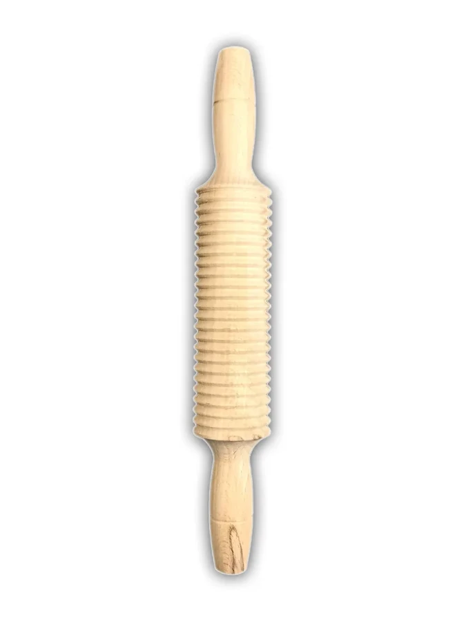 Şekil 18 Cm(+\-) Tekli Tırtıklı Ahşap Merdane