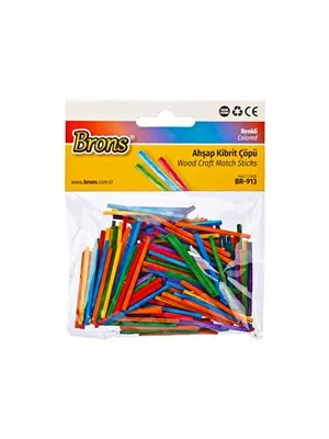 Brons Ahşap Kibrit Çöpü Renkli Br-913