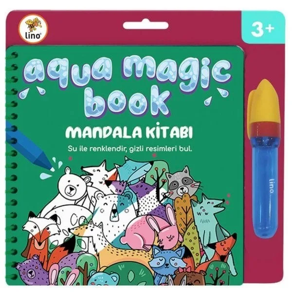 Lino Aqua Magic Book(sihirli Boyama Kitabı)-mandala Tfl-1003