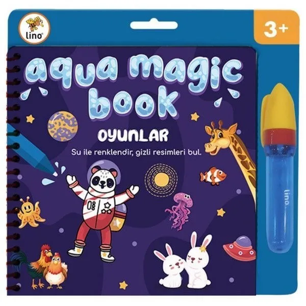 Lino Aqua Magic Book(sihirli Boyama Kitabı)-oyunlar Tfl-1002