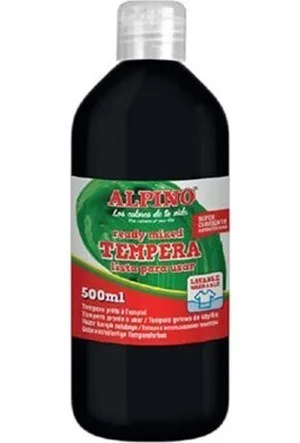 Alpino Tempera 500 Ml Suluboya Siyah 411826