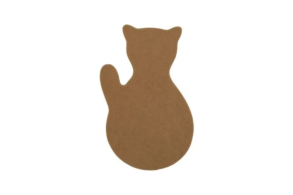 Aka Ahşap Pano Kedi Pn 37