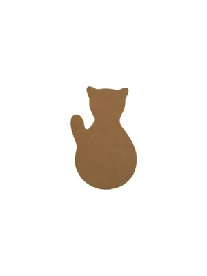 Aka Ahşap Pano Kedi Pn 37