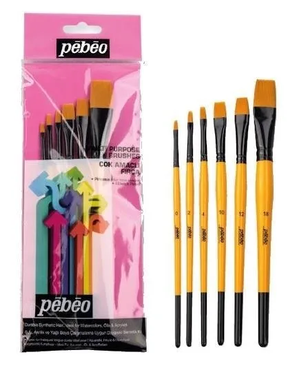 Pebeo Fırça Seti 6"lı Set-3