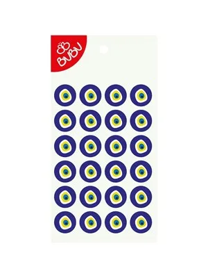 Bubu 2 Cm Nazar Boncuğu Lüks Epoxy Sticker Bubu-ls0041