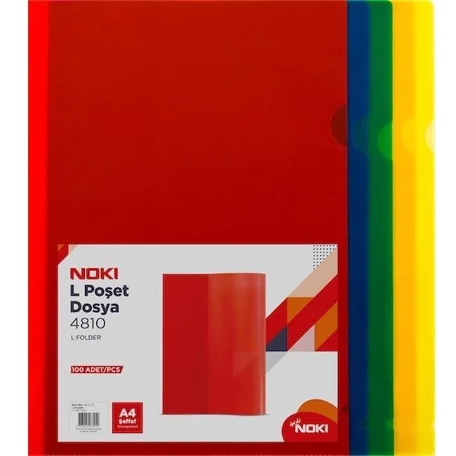 Noki A4 L Poşet Dosya Turuncu 4816