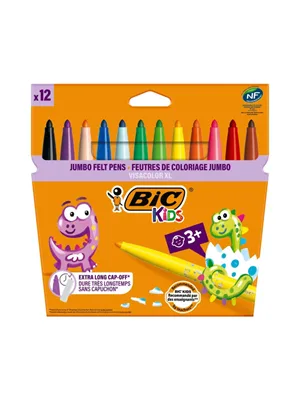 Bic Vısacolor Xl Jumbo Yıkanabilir Keçeli Kalem 12 Li 8922233