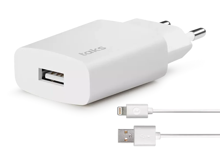 Taks 5ts01lb-d Lightning To Usb-a Seyahat Şarj Aleti Beyaz