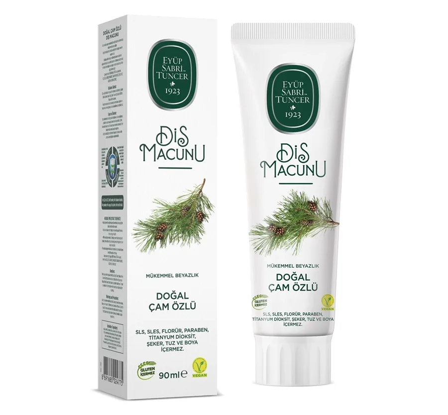 Eyüp Sabri Tuncer 90 Ml Diş Macunu Doğal Çam Özlü