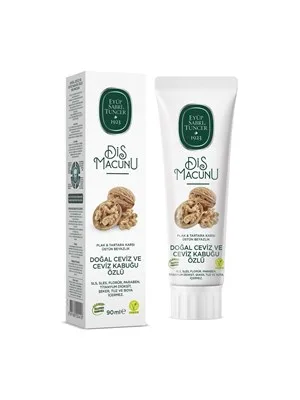 Eyüp Sabri Tuncer 90 Ml Diş Macunu Doğal Ceviz ve Ceviz Kabuğu Özlü