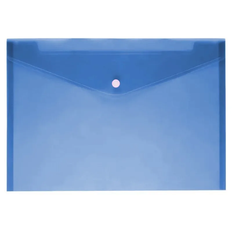 İnox A4 Eko Çıtçıtlı Dosya Mavi 5619
