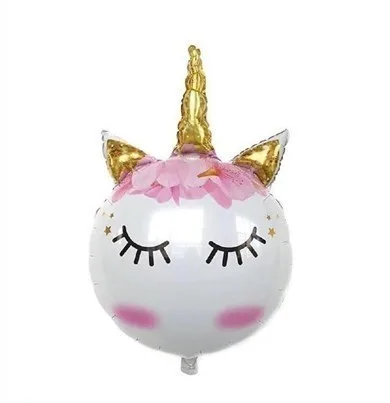 Rps 36" Folyo Balon Unicorn Eyelash Gold 9772