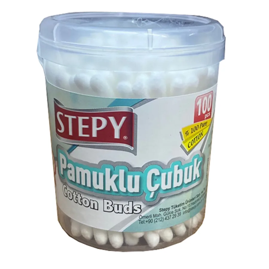 Stepy Pamuklu Kulak Çubuğu 100"lü 2020192