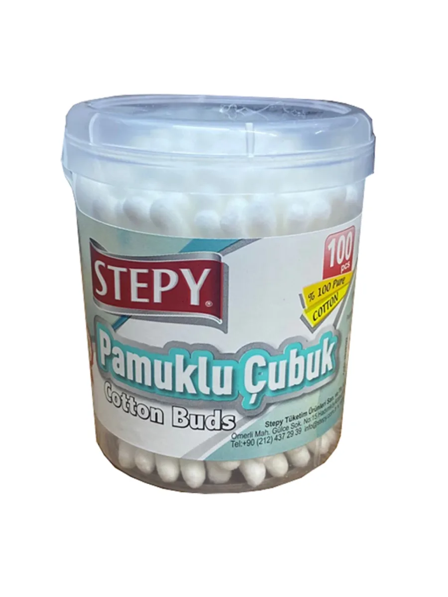 Stepy Pamuklu Kulak Çubuğu 100"lü 2020192
