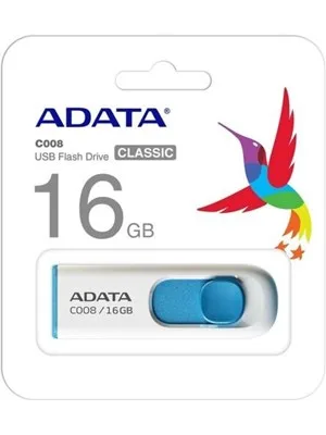 Adata C800-16gb Usb 2.0 Classic Beyaz-mavi Flash Bellek