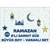 Nedi Ramazan Sarkıt Süs 6 Lı Altın Yaldızlı 00003