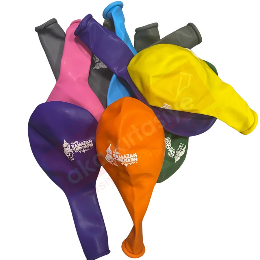 Nedi Party Marty Baskılı Balon Hoşgeldin Ramazan 10 Lu Pm-12396