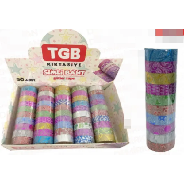 Elif Renkli Desenli Bant 10"lu Tgb-2554