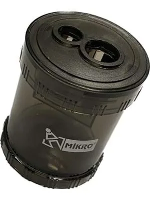 Mikro Çift Delikli Silindir Kalemtraş Mk-2035