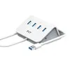 Fly 3408-01 4'lü Usb-a + Type-c Çoğaltıcı Stand Hub