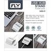 Fly 3408-01 4'lü Usb-a + Type-c Çoğaltıcı Stand Hub