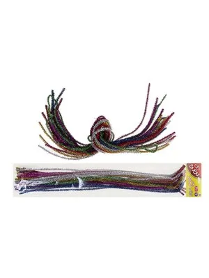 Bubu 50 Cm Simli Şönil Renkli 25"li Bu-bu00107