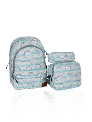 Cambridge Polo Club Sırt Çantası+beslenme+kalemlik Set Plcan2079.322