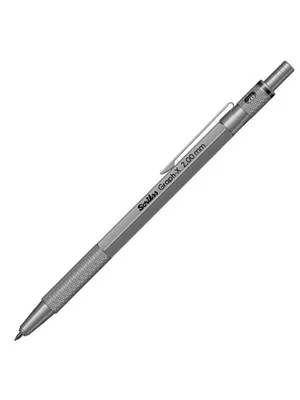 Scrikss Graph-x Metal Versatil Kalem 2 Mm Gümüş Gri
