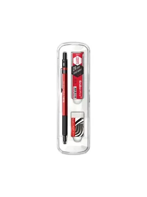 Scrikss Graph-x Metal Versatil Kalem+silgi+min 0.5 Kırmızı
