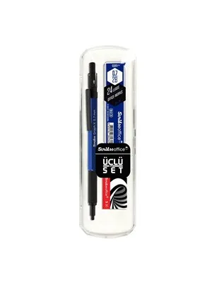 Scrikss Graph-x Metal Versatil Kalem+silgi+min 0.7 Mavi