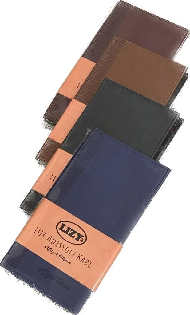 Lizy 12x21 Suni Deri Lüx Adisyon Kabı Th888