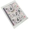 Lizy 17x24 Karton Kapak Spiralli İçi Renkli Çizgili Defter 100yp Sprb5