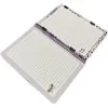 Lizy 17x24 Karton Kapak Spiralli İçi Renkli Çizgili Defter 100yp Sprb5