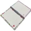 Lizy 17x24 Karton Kapak Spiralli İçi Renkli Çizgili Defter 100yp Sprb5