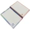 Lizy 17x24 Karton Kapak Spiralli İçi Renkli Çizgili Defter 100yp Sprb5