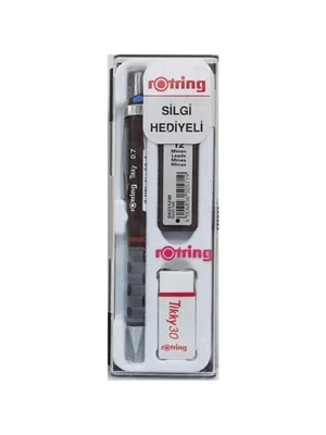 Rotring Tikky Set 0.7 Versatil+min+silgi Bordo Ro-kk07-07