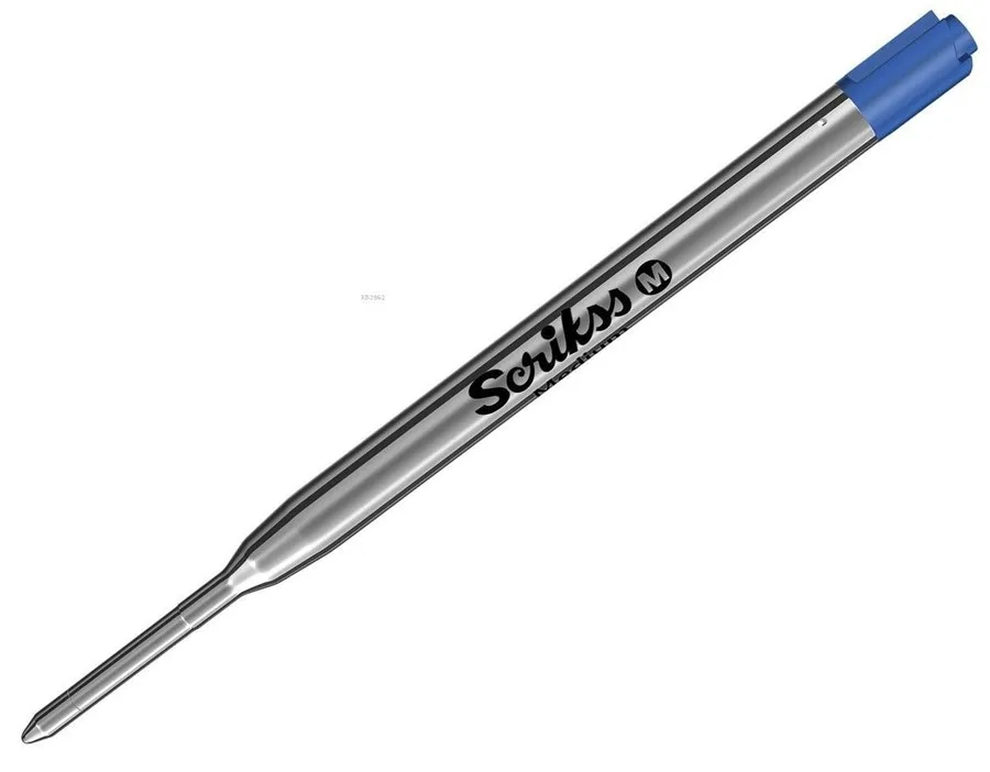 Scrikss M (medium) Standart Tükenmez Kalem Yedeği (refil) Mavi