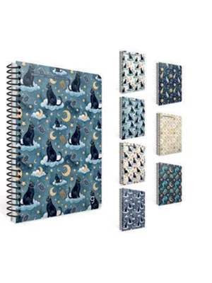 Gıpta Stars A4 Karton Kapak Spiralli Defter Çizgili 100 Yp 6187