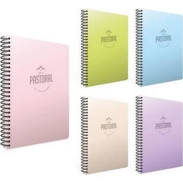 Gıpta Pastoral A6 Pp Kapak Spiralli Defter Kareli 80 Yp 3618