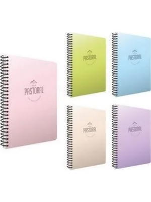 Gıpta Pastoral A6 Pp Kapak Spiralli Defter Kareli 80 Yp 3618