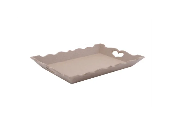 Aka Ahşap 36x29x7 Tepsi Küçük Boy Tp 10