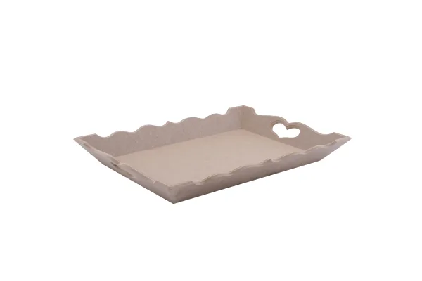 Aka Ahşap 36x29x7 Tepsi Küçük Boy Tp 10